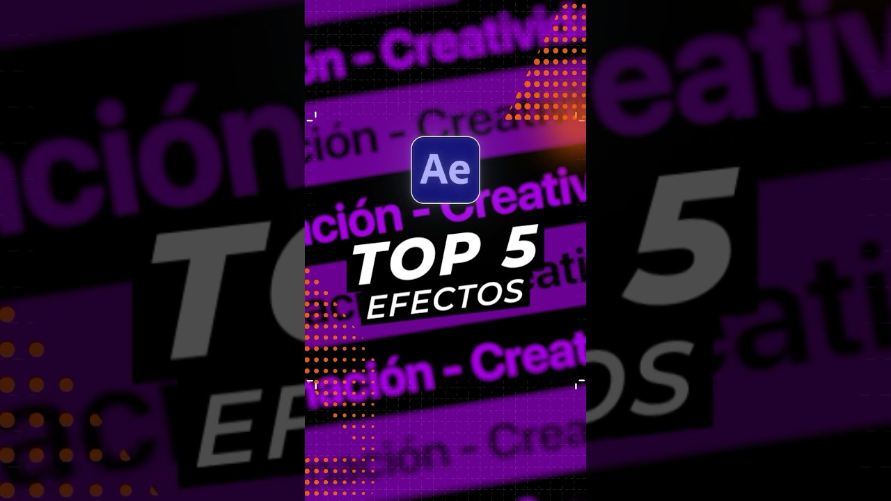 Los 5 5 Efectos Esenciales de After Effects 🎥