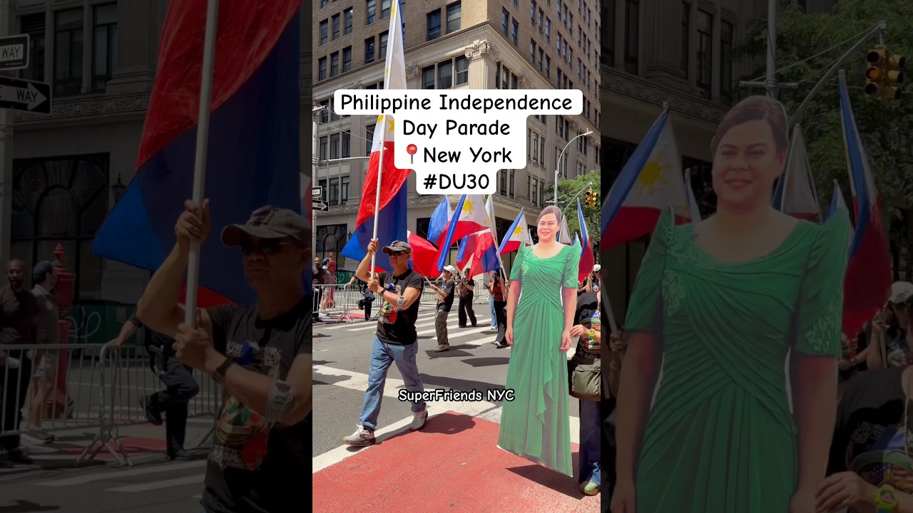 Inday Sara Duterte Supporters March at Philippine Independence Day Parade, New York 2026