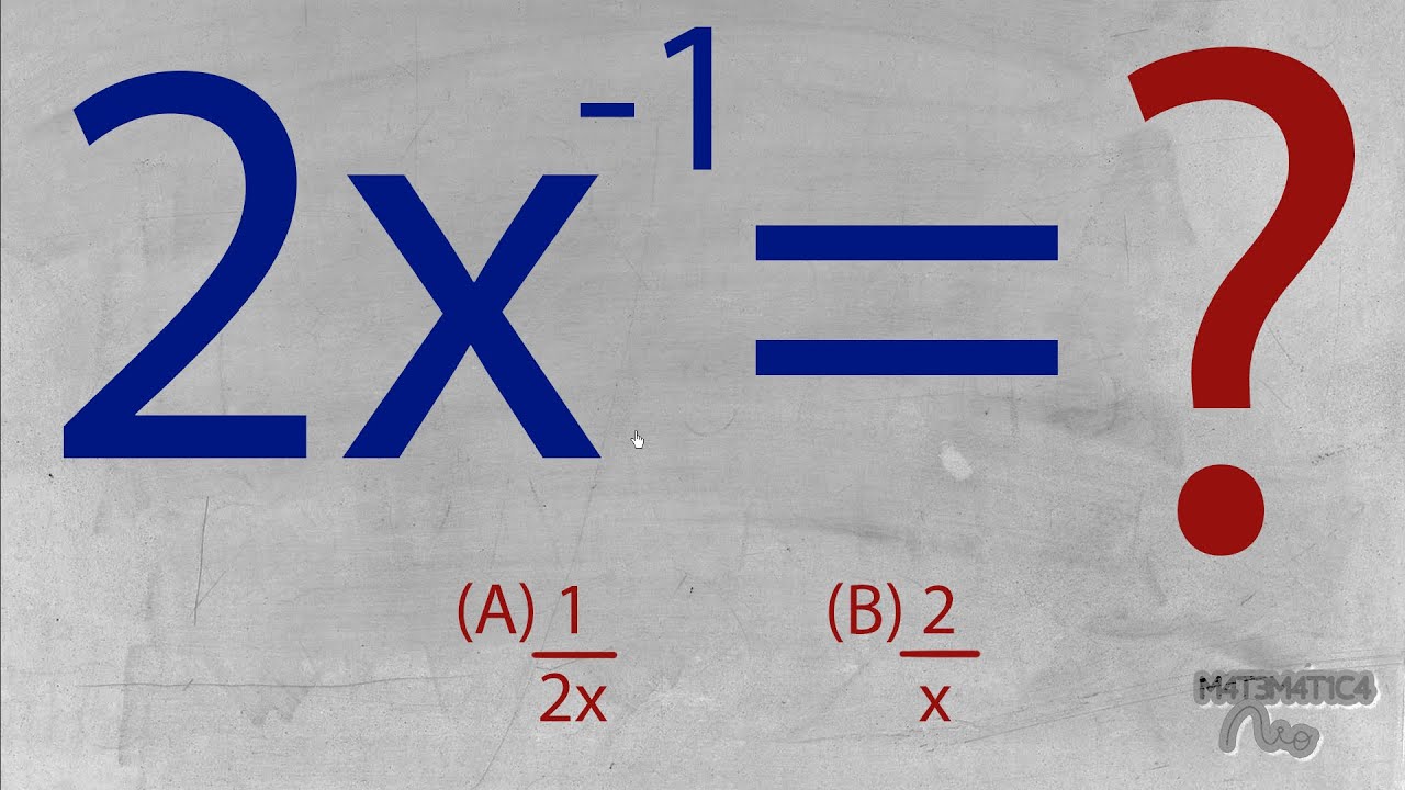 Desafio da Potência Negativa | Matemática Rio