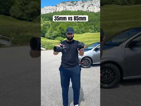35mm vs 85mm! Which one would you pick? #carphotography #35mm #85mm #photography