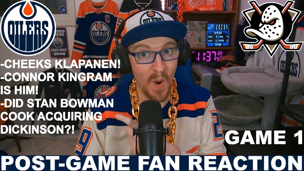 Oilers vs Ducks Game 1: Fan Reactions & Highlights 🏒