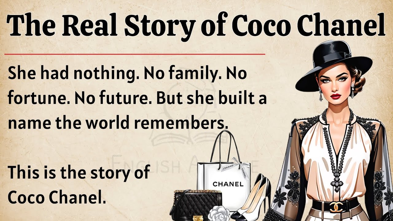 Coco Chanel's True Story | Learn English Level 3 ✨