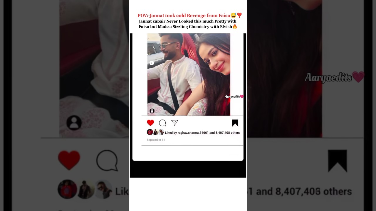 Jannat Zubair & Elvish Yadav's Chemistry 🔥