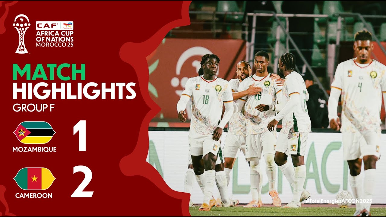 Mozambique vs Cameroon | AFCON 2025 Group F ⚽