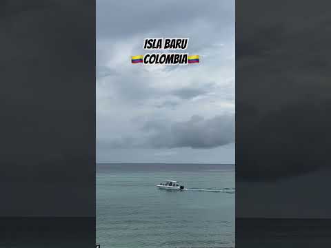 Beautiful🦋 El hermoso mar de isla Baru en Colombia #spotify #colombia #europa #shorts #travelandjoy