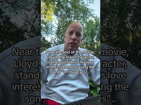 Say Anything… #johncusack #80smovies #petergabriel #inyoureyes #romanticscene