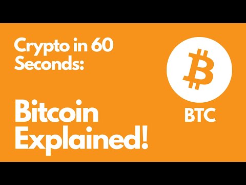 Bitcoin (BTC) Explained In 60 Seconds! #shorts #crypto #cryptocurrency #bitcoin