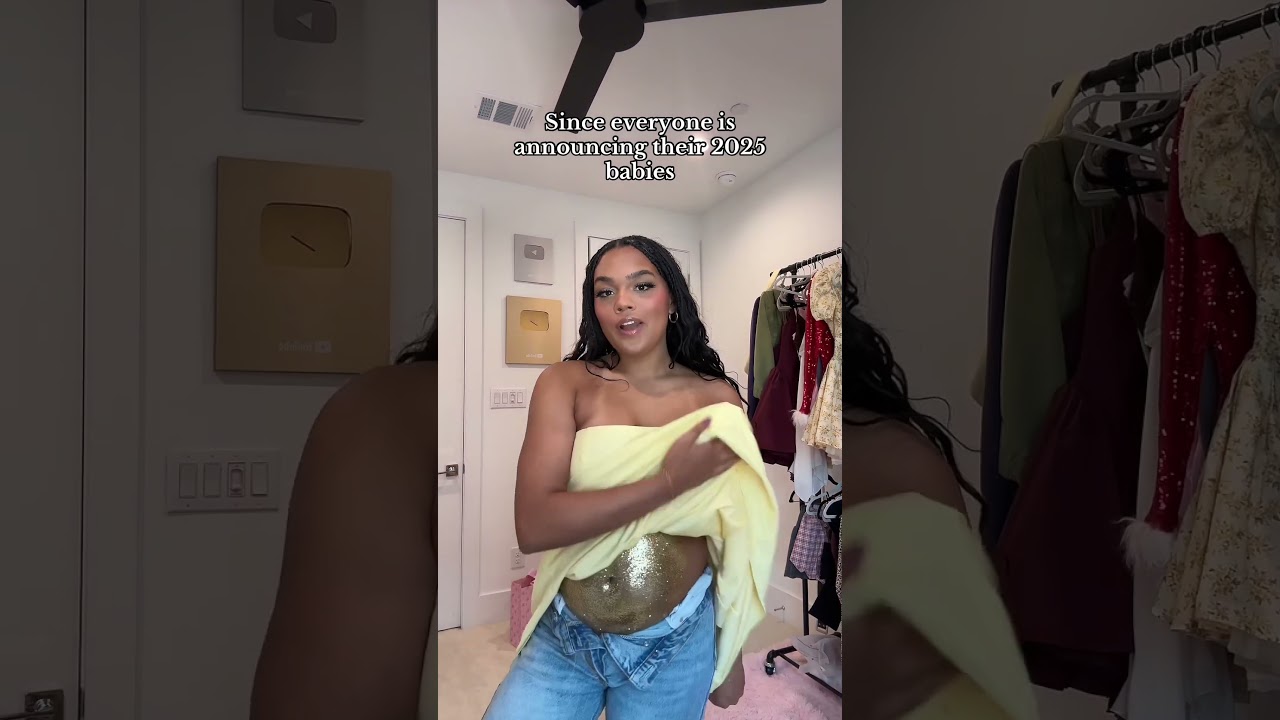 Glitter Baby Announcement 🩵🩷