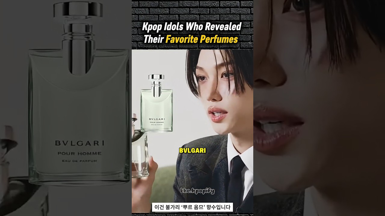 Kpop idols' Favorite Perfumes! #KPOP #shorts