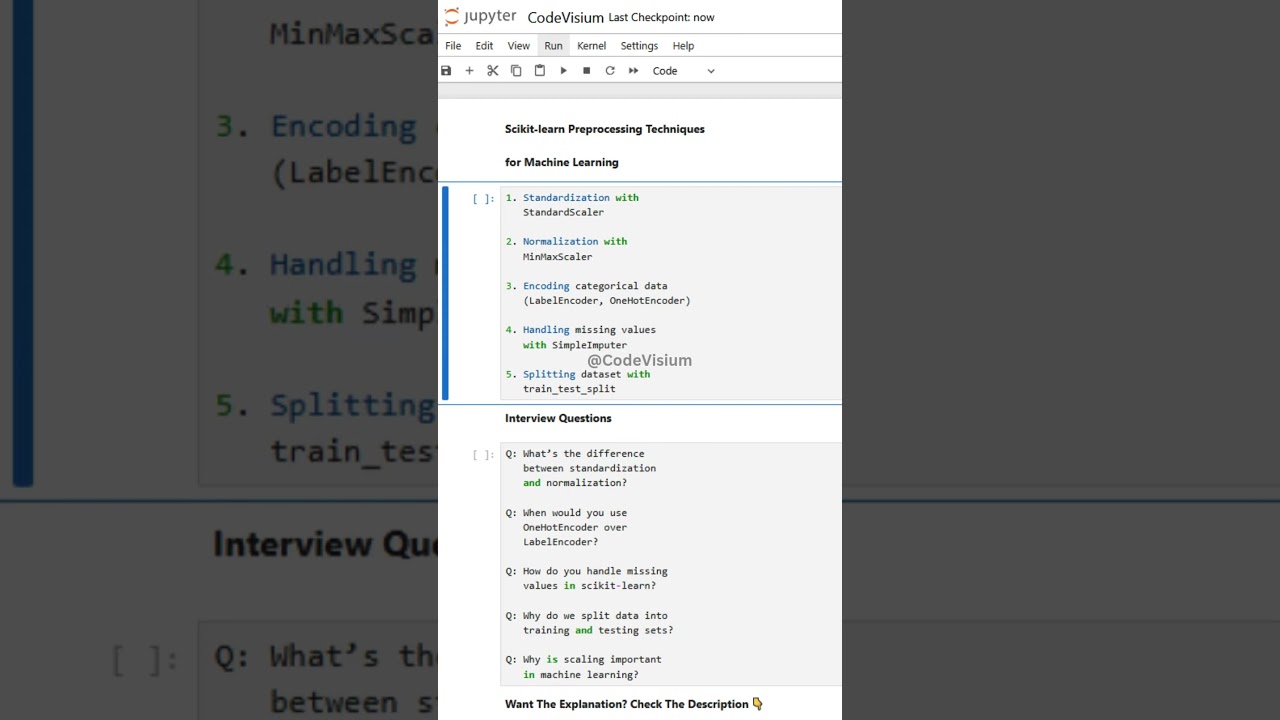 Scikit-learn Preprocessing Techniques for ML ⚡