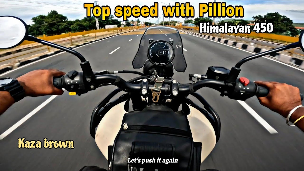 Royal Enfield Himalayan 450: Highway Test with Pillion 🏍️