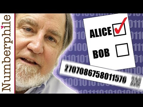 Was YOUR vote counted? (feat. homomorphic encryption) - Numberphile