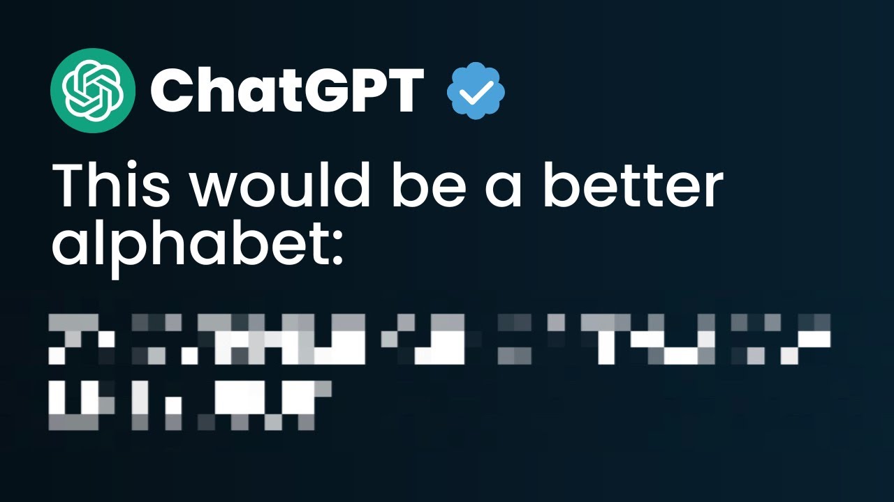 AI Crafts a New Alphabet with ChatGPT & DALL-E ✨