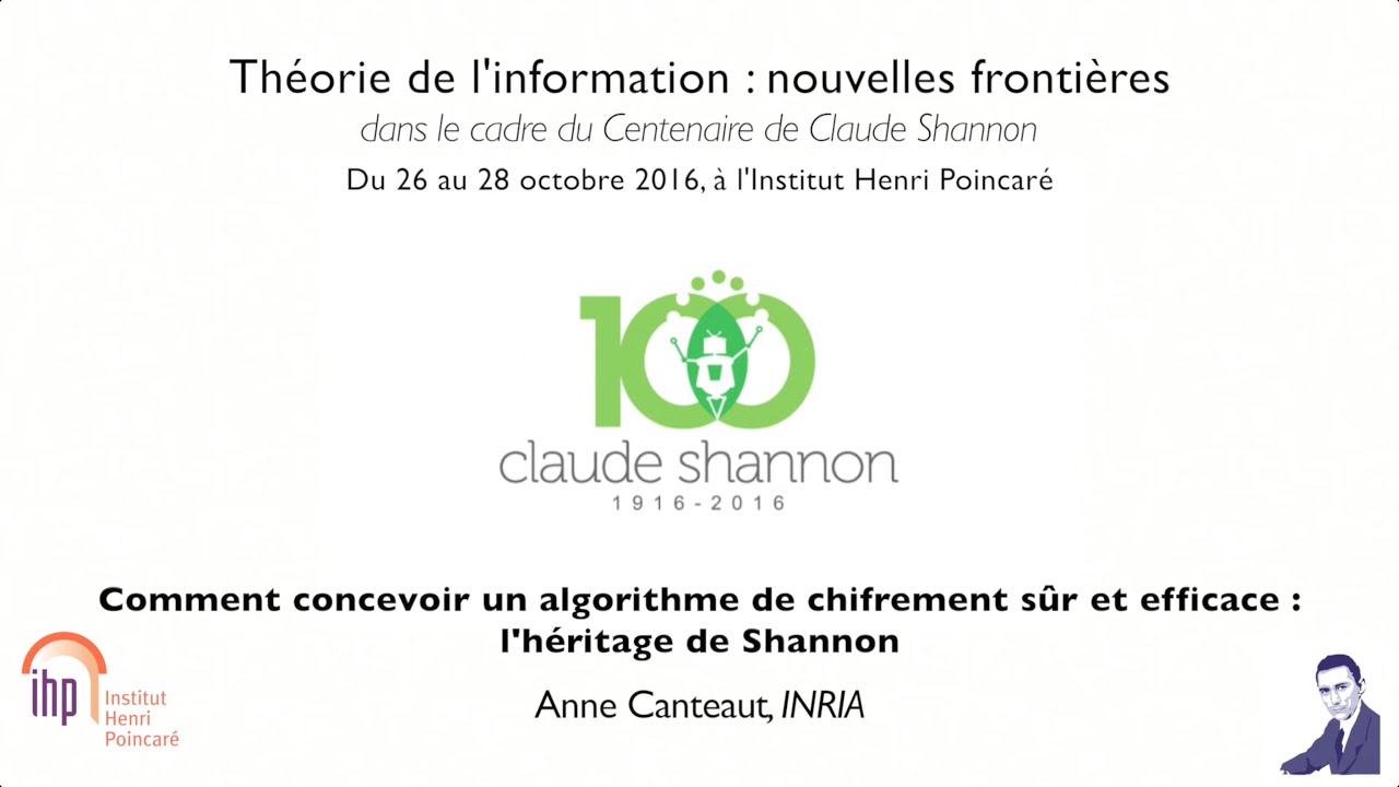 Maîtriser la conception d'algorithmes de chiffrement sûrs et performants : l'héritage de Shannon 🔐