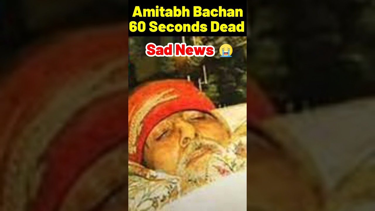 Amitabh Bachchan's 60-Second Near-Death Experience 🎬