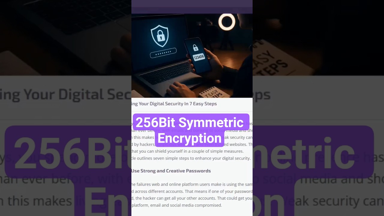 Unlocking Security: The 256-Bit Symmetric Encryption Algorithm 🔐