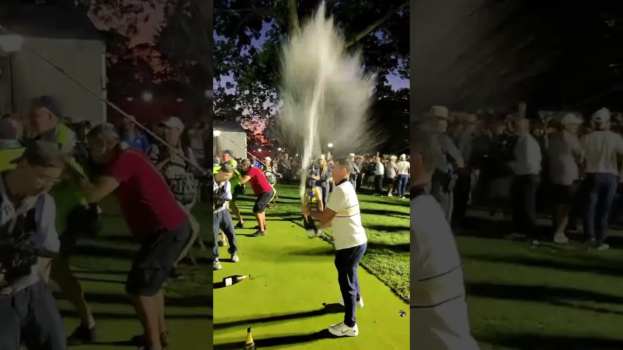 Rory McIlroy Celebrates Team Europe's Victory at the 2025 Ryder Cup