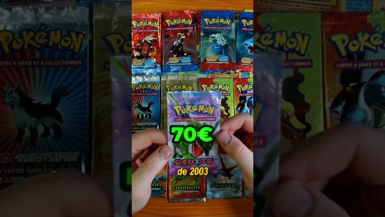 500€ pour 15 boosters Pokémon vides! 😲