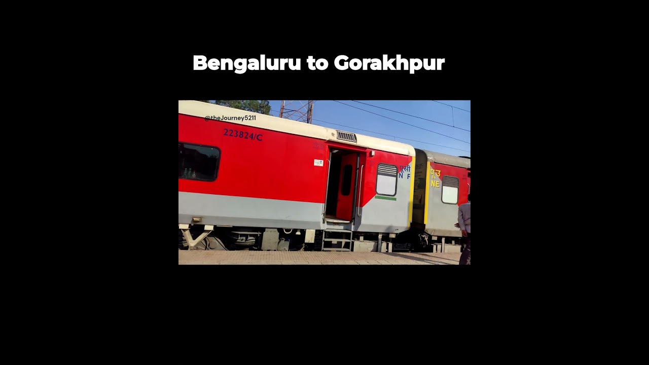 Bengaluru to Gorakhpur Train Journey π