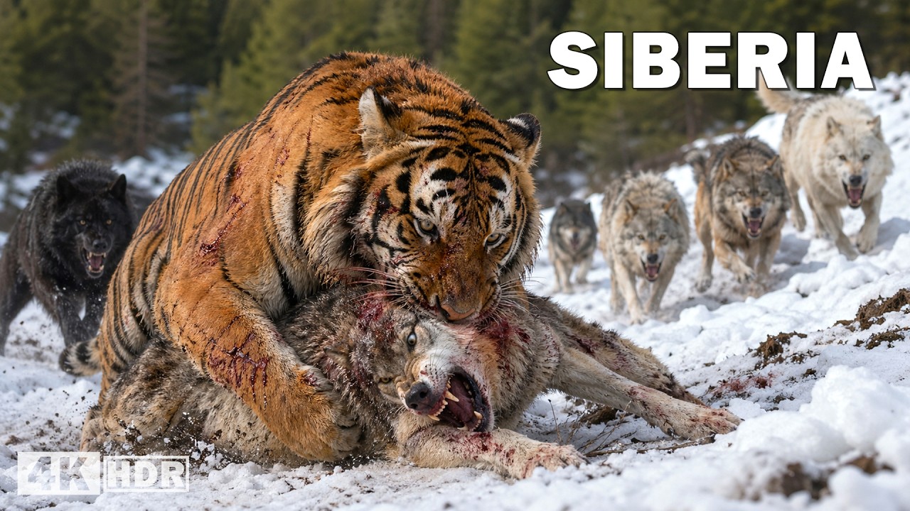 Wild Siberia: Home to Brutal Predators ❄️