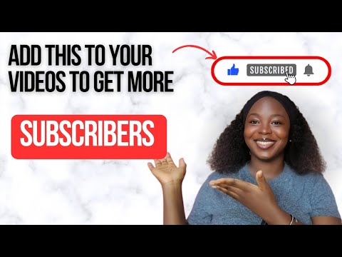 Add an Animated Subscribe Button to YouTube Videos