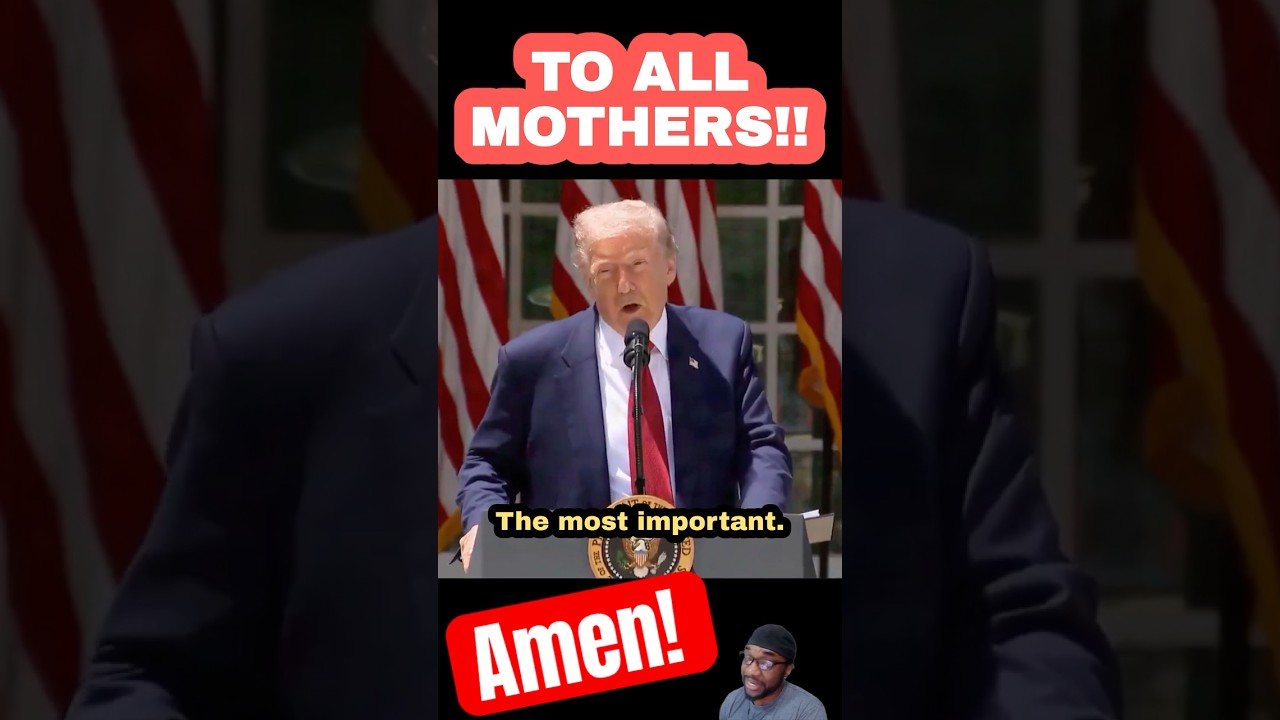 Trump Honors Mothers on Mother's Day! 🌸