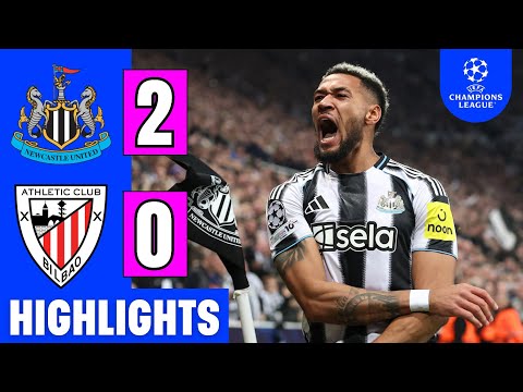 Newcastle vs Athletic Club Bilbao 2-0 Highlights | Joelinton Goal | UCL 2025-26 | Dan Burn