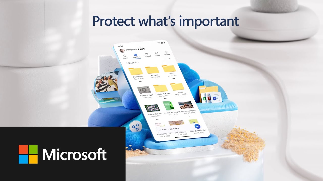 Microsoft OneDrive Mobile App for Easy Backup 📱