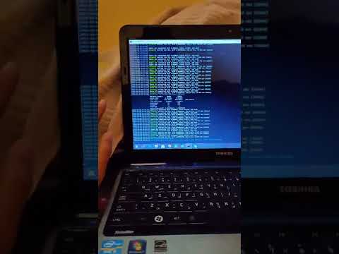 Mining on a Decade-Old Toshiba Satellite Laptop