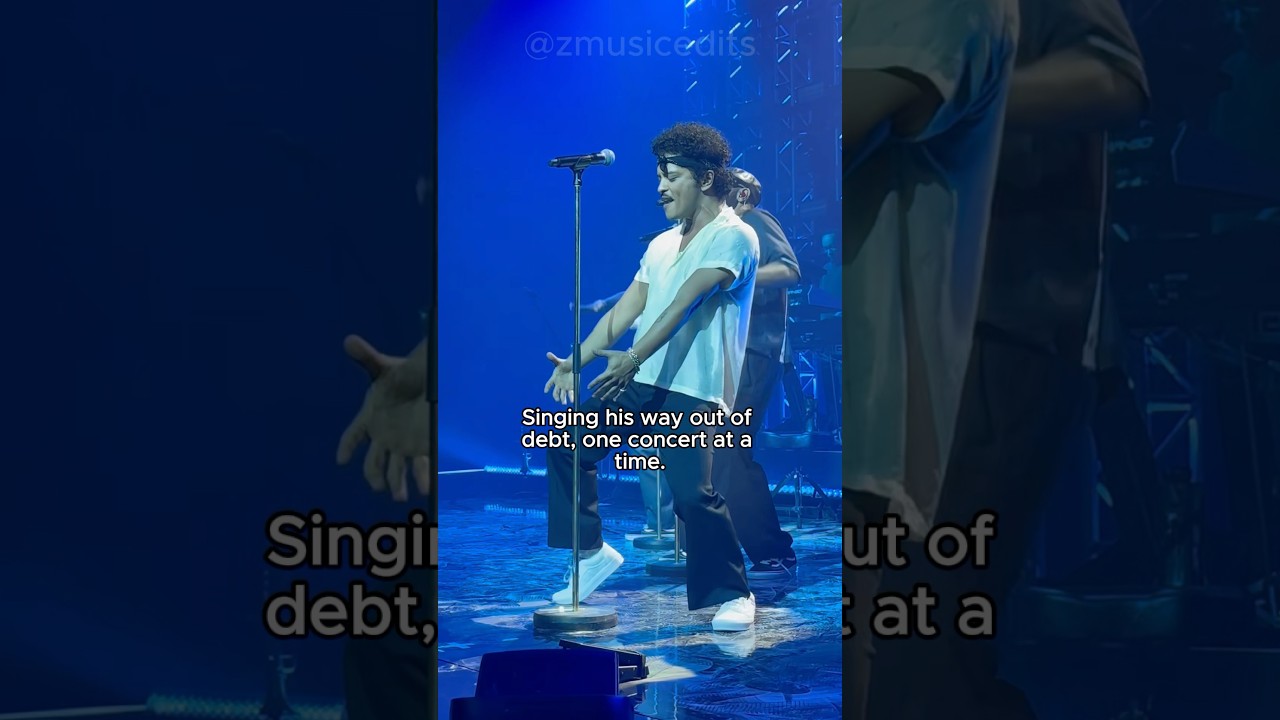 Did he actually owe MGM $50,000,000? 🤔💸 #brunomars #shorts