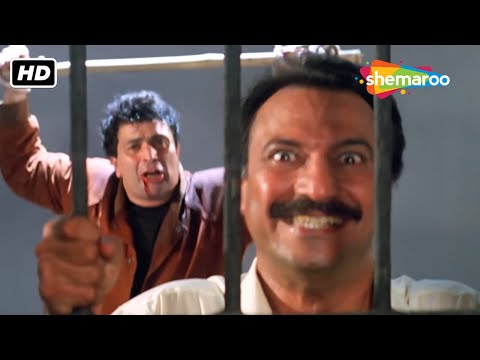 CLIMAX SCENE | Kaun Sachha Kaun Jhootha | Rishi Kapoor, Suresh Oberoi, Sridevi (HD)