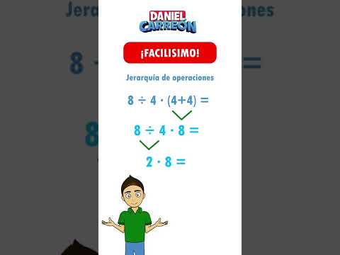 ¡Jerarquía de operaciones!