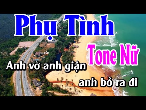 Phụ Tình Karaoke Tone Nữ Karaoke Nhạc Sống 1990 - Beat Mới