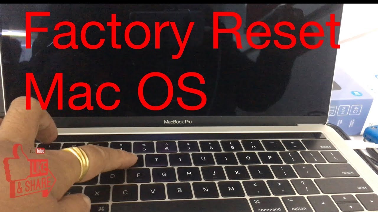 Reset MacBook Pro with macOS Mojave 🔄