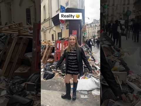 IG VS Reality PARIS!? đ± đ€Ż đ«đ· #instagramvsreality #travel #paris #france #eiffeltower #meme