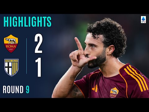 ROMA-PARMA 2-1 | HIGHLIGHTS | Roma joins Napoli again on top | SERIE A 2025/26