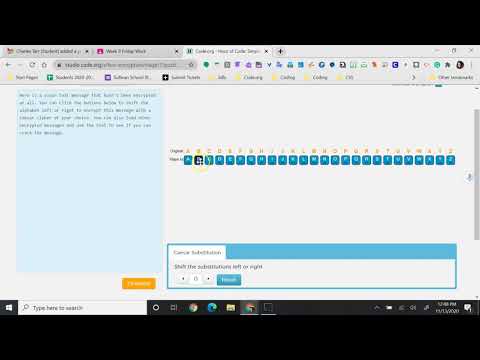 Cracking Caesar Ciphers on Code.org