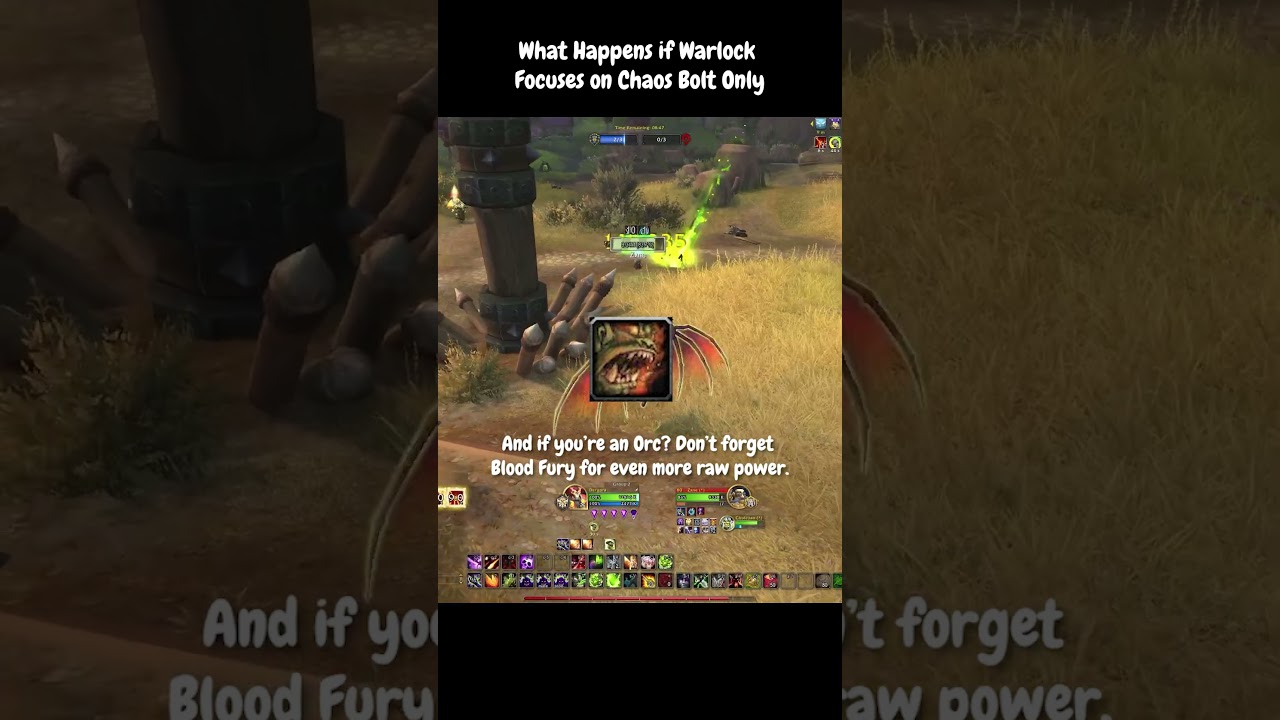 Chaos Bolt Focus for Warlocks in WoW PvP ⚡