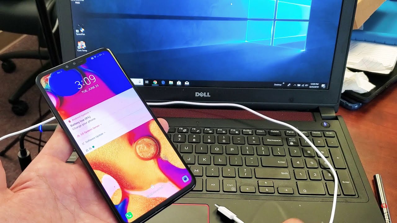 Transfer Files from LG V40 to PC or Laptop 📱