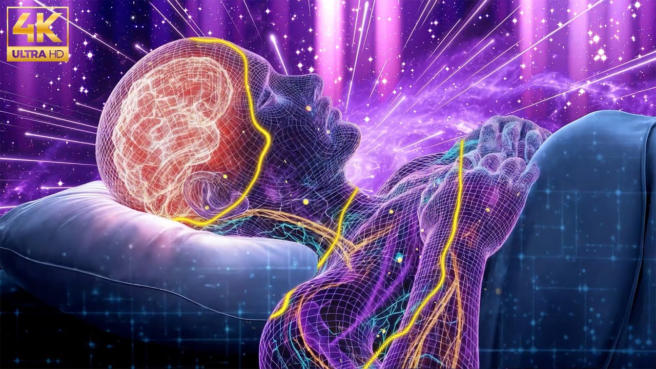 396Hz + 285Hz + 432Hz + 963Hz + 528Hz | The Deepest Healing Sleep: Heal All Damage In The Body