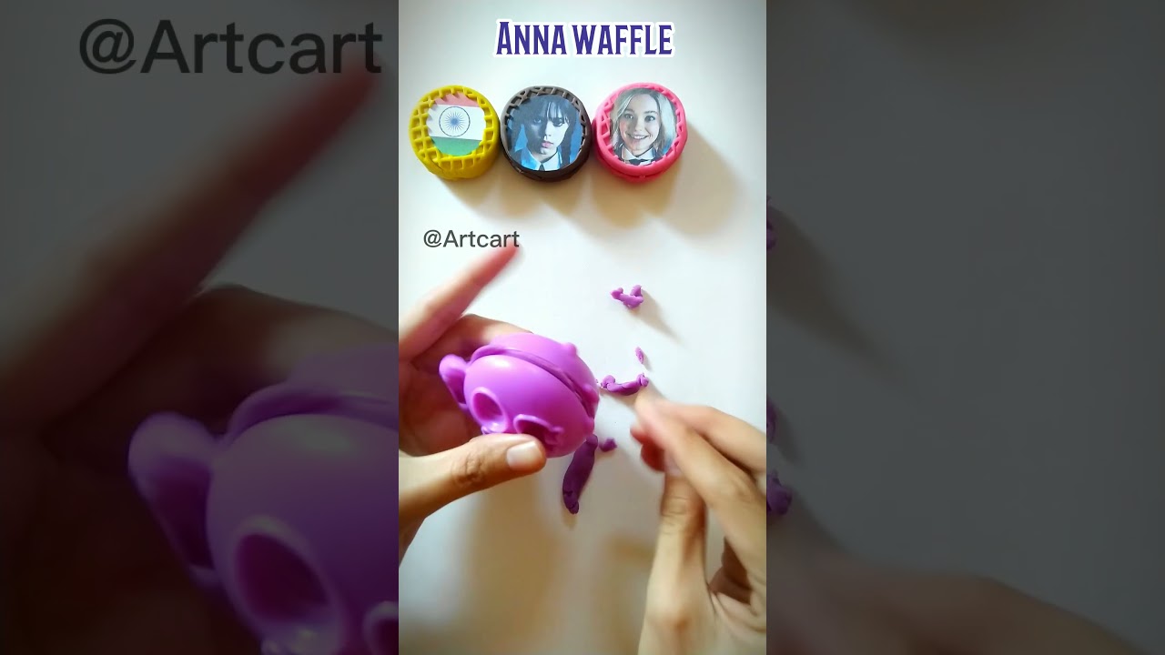 Clay Waffle Art | Short DIY Tutorial