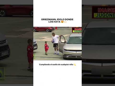 GRIEZMANN, IDOLO DONDE LOS HAYA CON ESTE GESTO AL NIÑO 🤩🙌🏻 #griezmann #atleti #viralfutbol #laliga