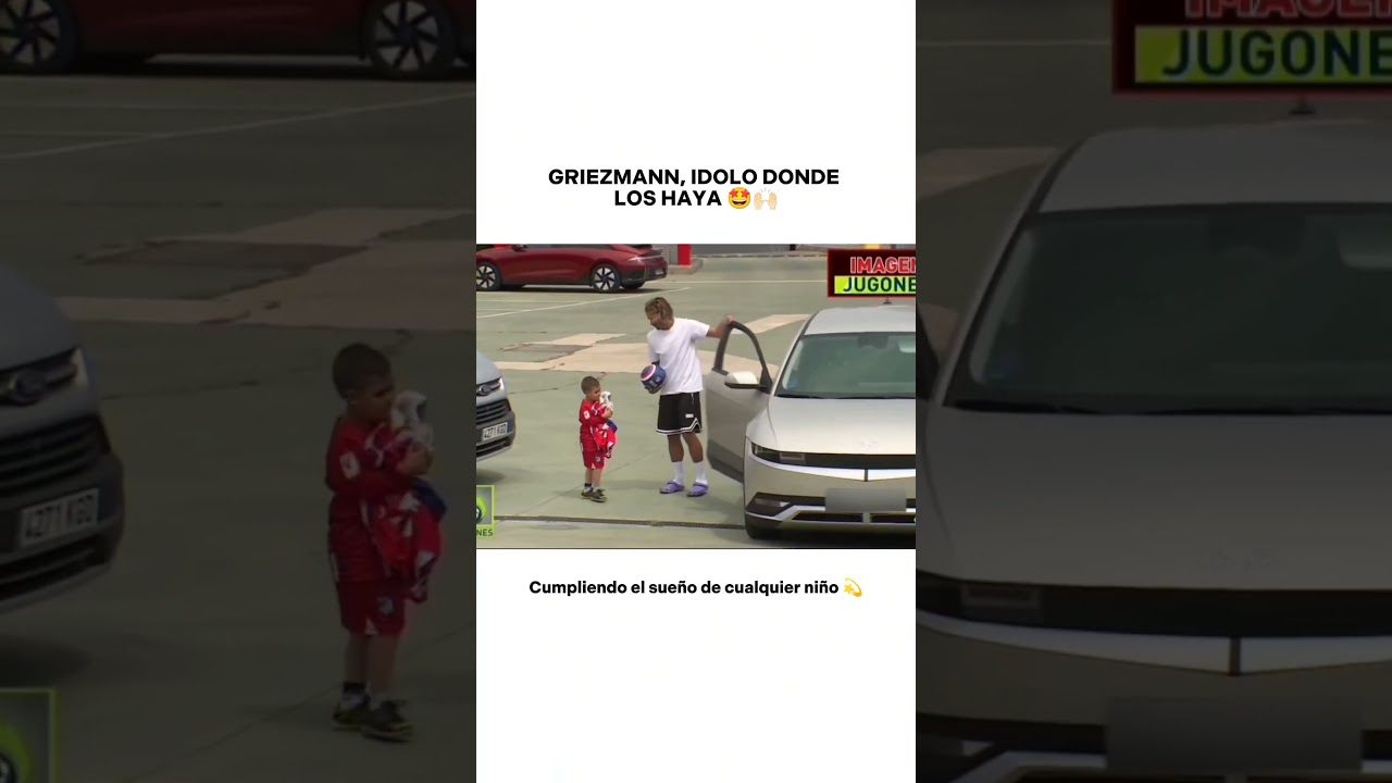 ¡Griezmann sorprende y emociona a un niño con un gesto increíble! 🤩