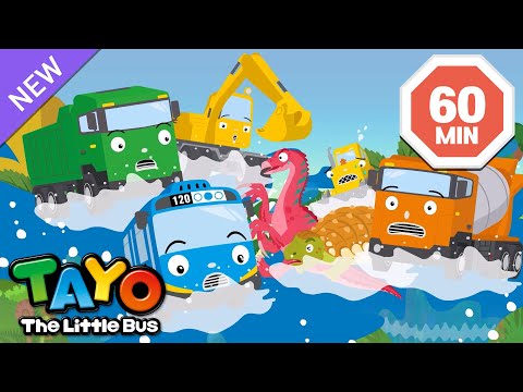 [全編配信] しゅつどう！じゅうきサウルス🦖 l 1~10話 l 恐竜アニメ l ちびっこバス タヨ