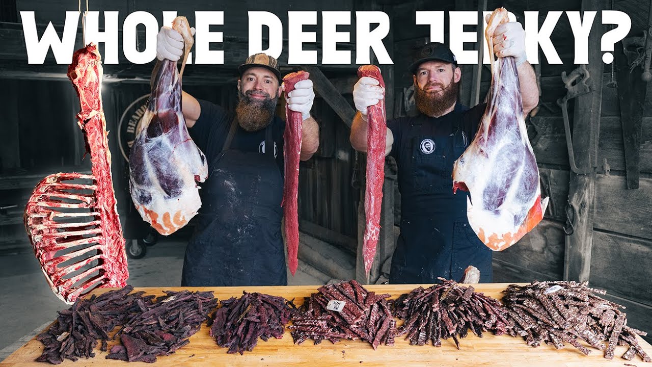 Watch an Entire Deer Transform into Delicious Jerky! 🦌