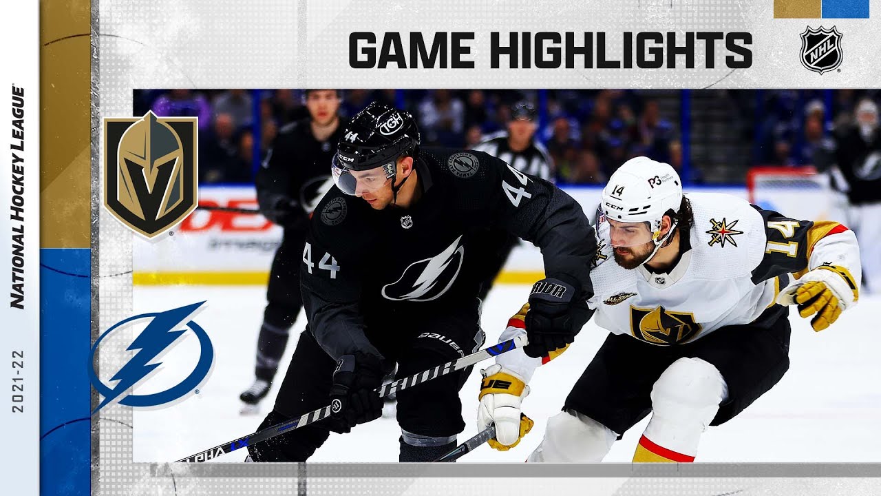 NHL Highlights: Vegas Golden Knights vs. Tampa Bay Lightning - 1/29/22 🏒