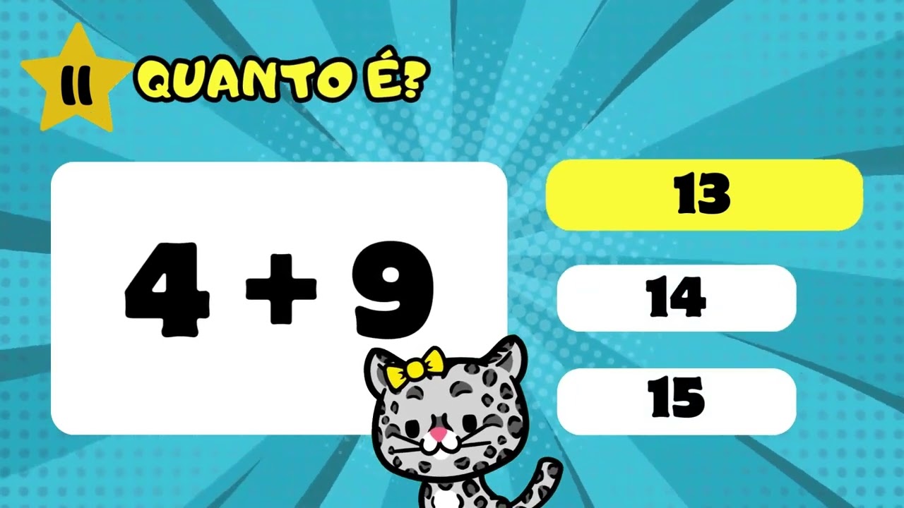 Desafie seus conhecimentos com o Quiz de Soma: 20 Operações de Adição! 🧠