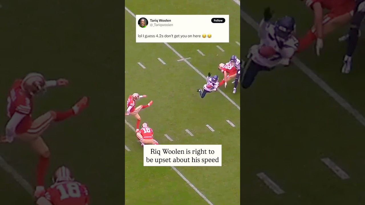 Riq Woolen's Frustration Sparks Debate! 🏈 #Seahawks #Madden #Shorts