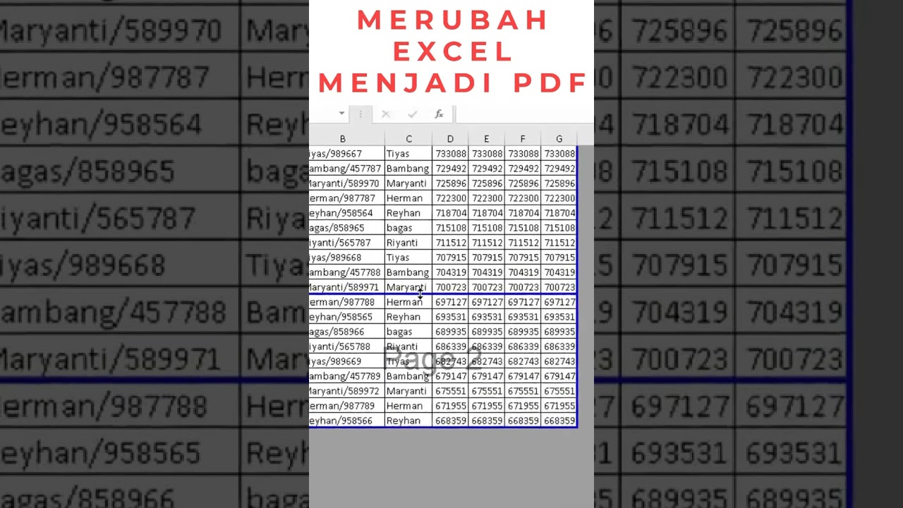Panduan Mudah: Ubah File Excel ke PDF dalam Hitungan Menit 📄