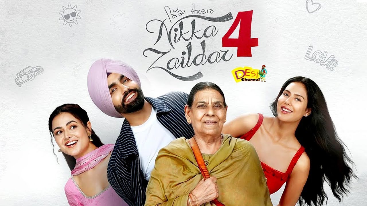 Nikka Zaildar 4 Full Movie 🎬 | Ammy Virk, Sonam Bajwa & Sonia Kour in the Latest Punjabi Hit